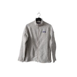 Patagonia Women's Better Sweater Fleece Full Zip Jacket Beige Size Large